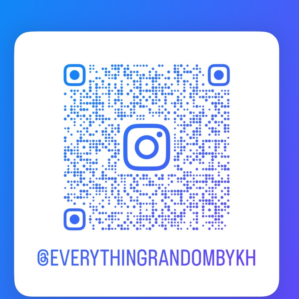 Instagram QR Code for EverythingRandomByKH - Picture 2 of 2